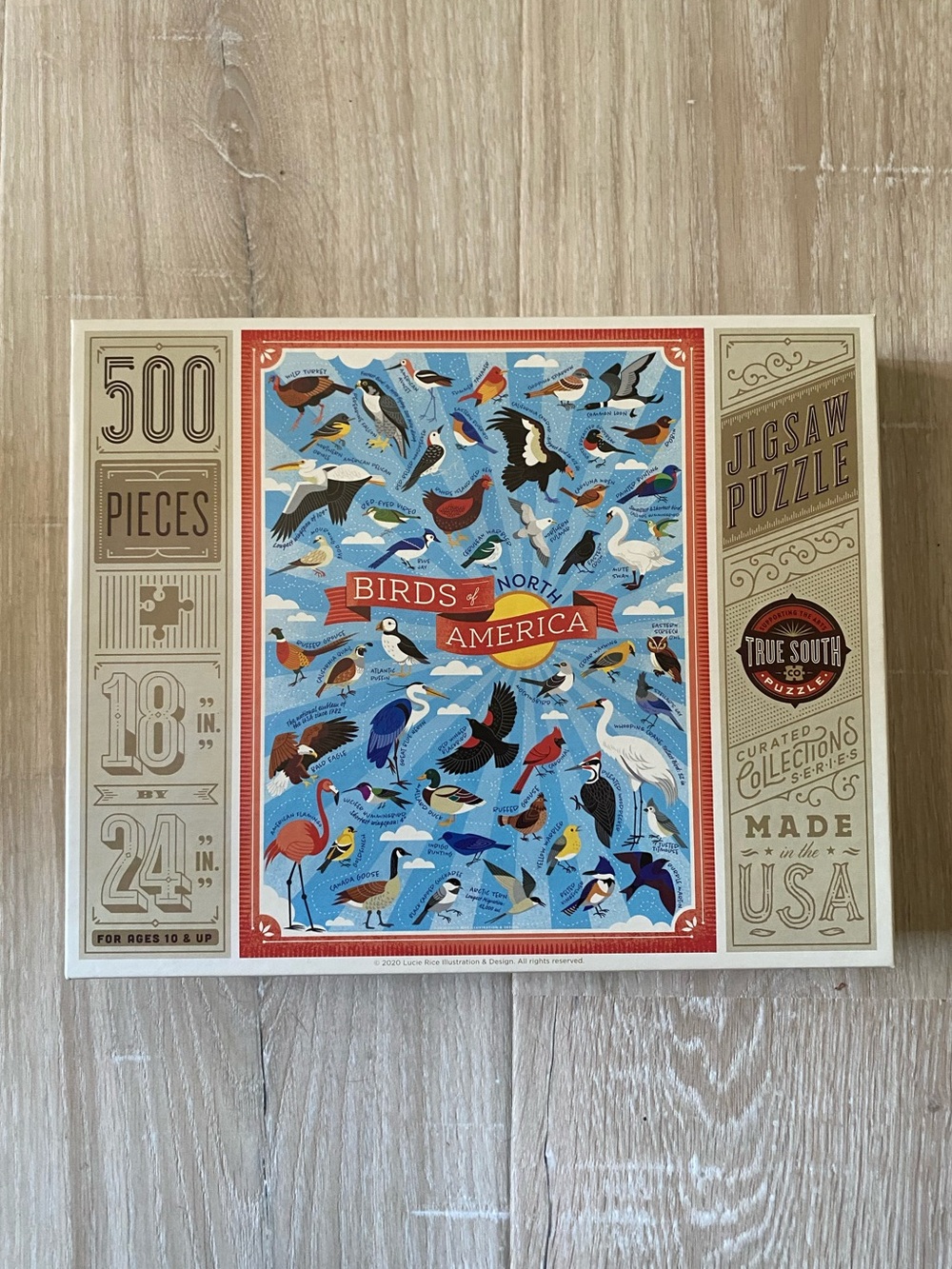 Birds of America True South puzzle